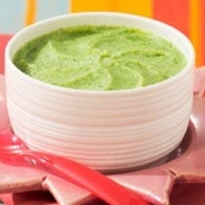 Puree de brocolis et poulet Puree de brocolis et poulet