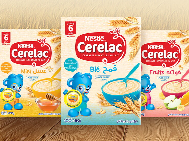 Neste Cerelac Cereales infantiles au lait et fruits 6 mois plus 200g - O2